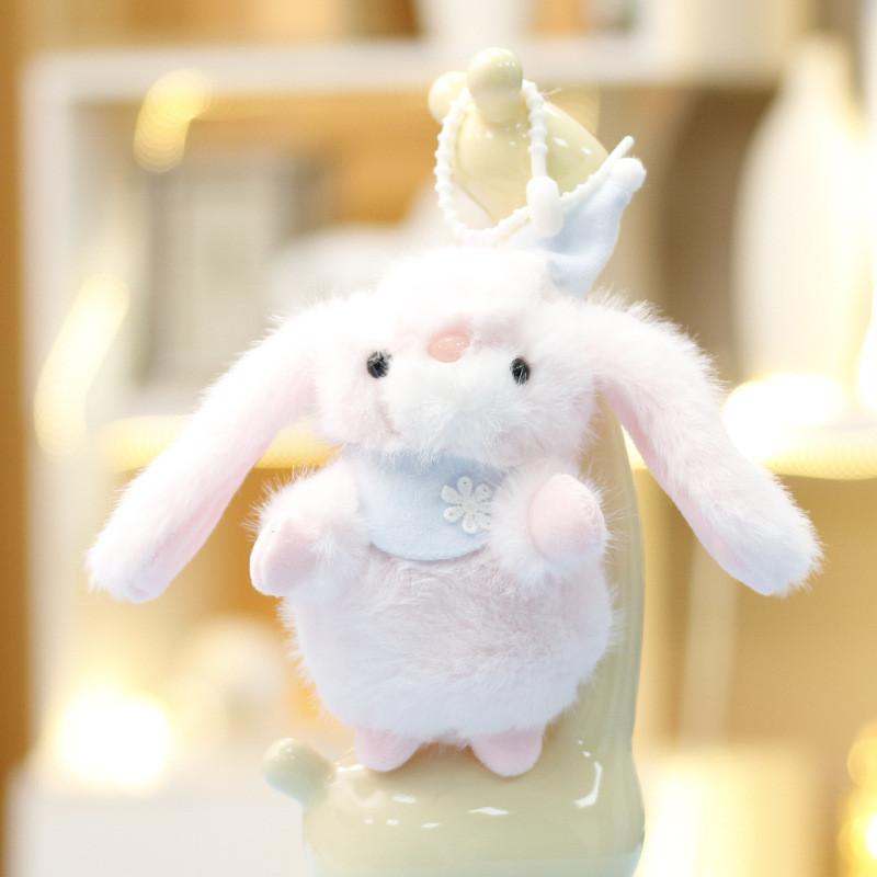 Cartoon Animal Plush Bunny Pendant With Soft Cotton Filling For Kids Room Decor