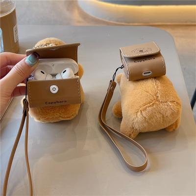Plüsch-Cartoon-Hülle für AirPods 4 Airpod 1 2 3 Pro Pro2 Bluetooth-Ohrhörer Ladebox Schutzhülle für Kopfhörer