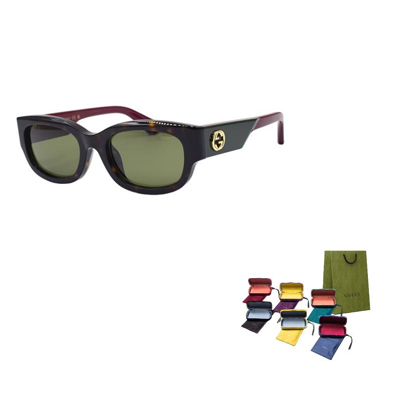 

GUCCI 3D Webbing Plate Frame Rectangular Sunglasses Women s Tortoiseshell 54