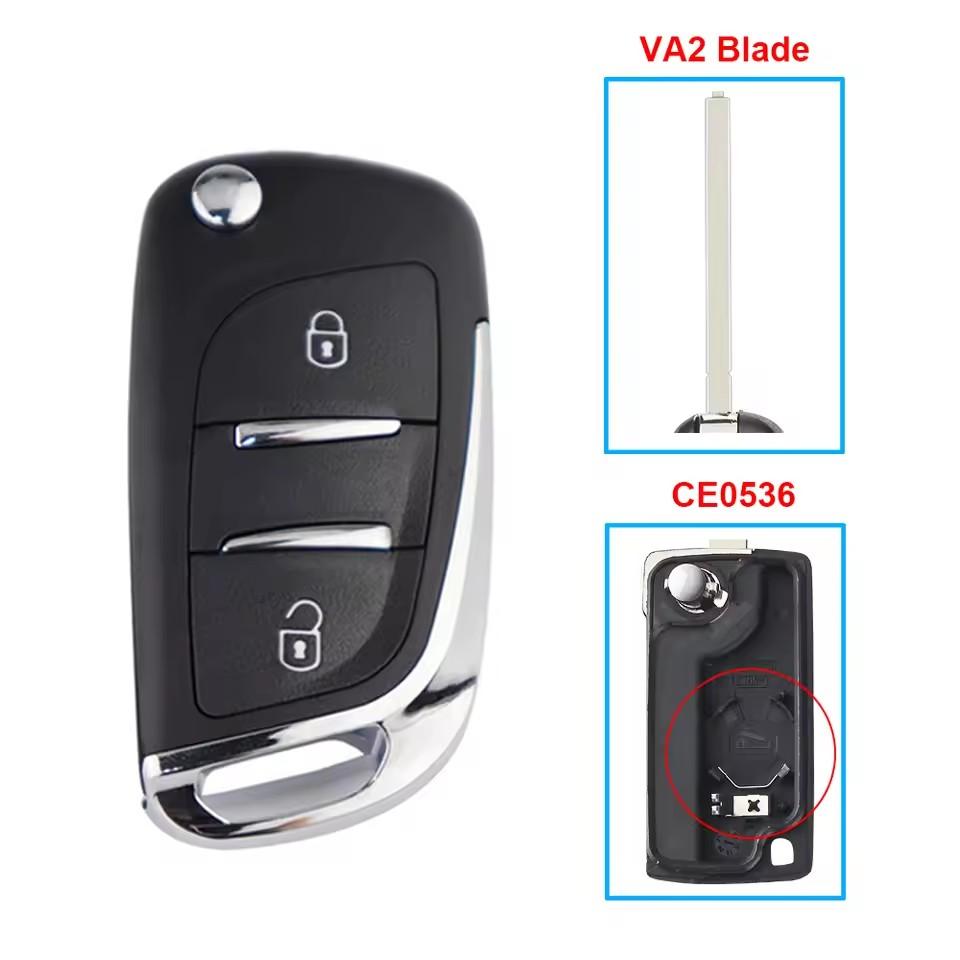 Remote Car Key Shell For Peugeot 208 307 406 308 206 306 307 407 807 207 607 107 Partner Key Case For Citroen C4 C2 Xsara C3 C8