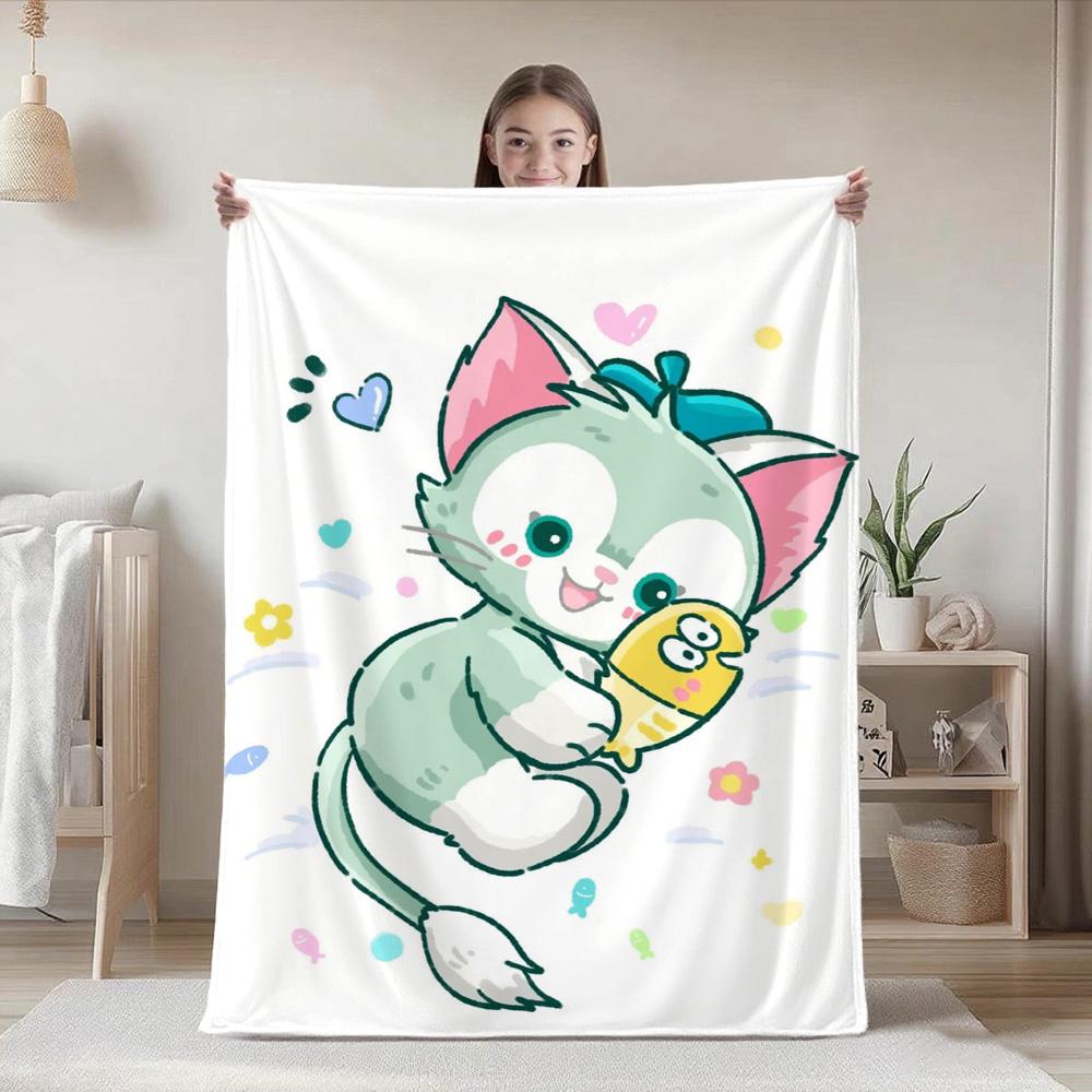 

Home and Decoration Cute Fashion Throw Blankets for Beds/sofa G-Gelatoni cat Blanket for Camping/Traveling Blanket Best Gifts 75cmx90cm