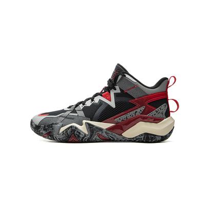 Li Ning Kids Basketball Fashion Trend Sports Casual Non-Slip Wear-Resistant Rebound Support Basketball Shoes Kids Sneakers YKBV012-5