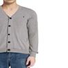 Polo Ralph Lauren Solid Color V-Neck Long Sleeve Sweater Men sweater Gray MNPOSWE16810319-D86