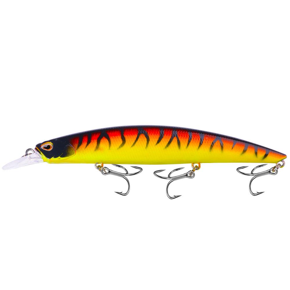 1pc Fishing Lure set Minnow Wobbler 5.31in/13.5cm 16.4g Hard Plastic Artificial Bait Minnow Pike Bass Perch Freshwater Tackle