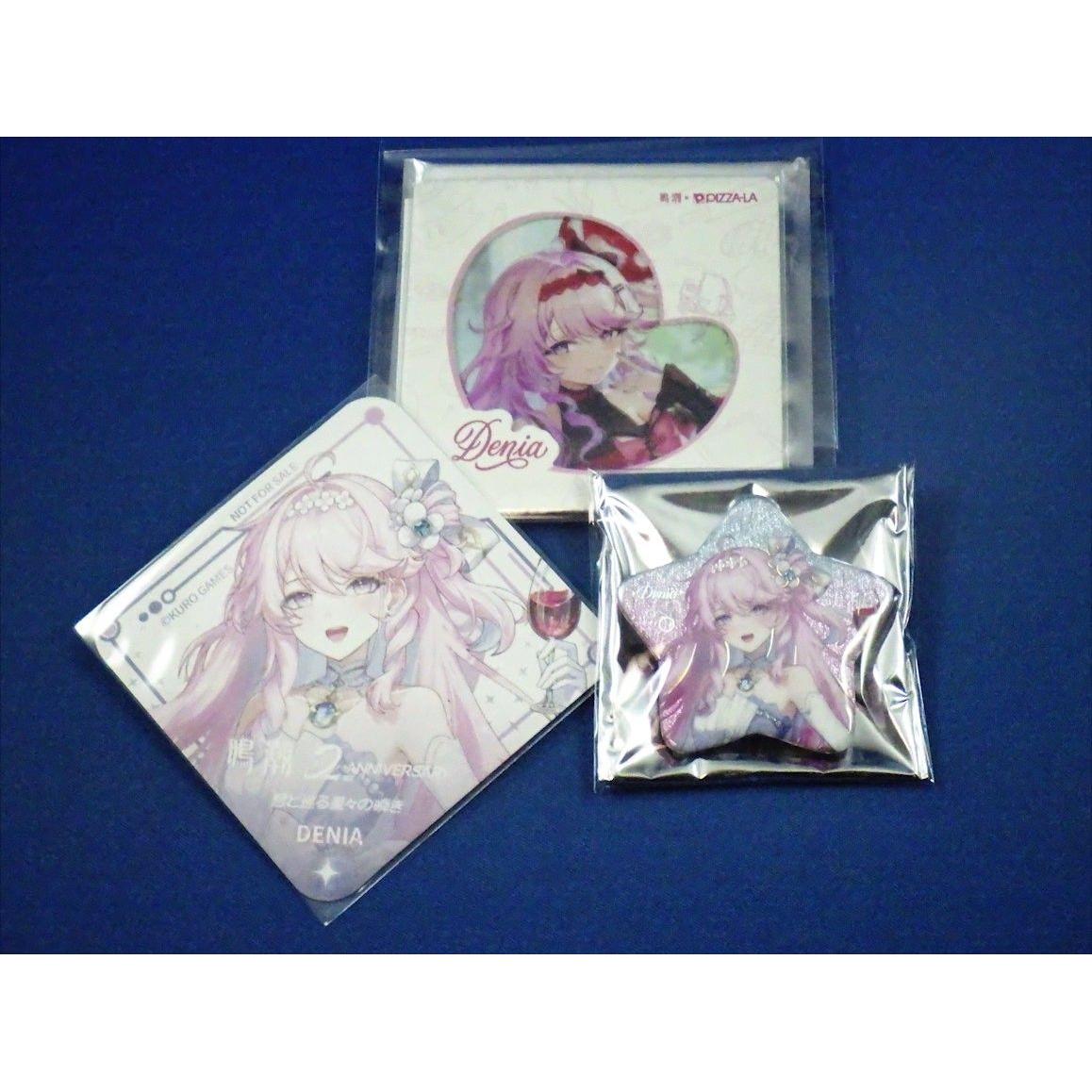 Used Narushio 2nd Anniversary Festival Danya Can Badge, Coaster, Bromide