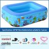 OEING Kids' Inflatable Square Family Swimming Pool