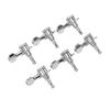 6PCS Silver Guitar Parts Metal Electric Guitar Parts Upgrade Tuning Pegs  Electric Guitar