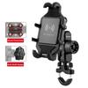 USB QC3.0 Fast Charging Wireless Charger ABS Material Motorcycle Bike for Bicycle Phone Holder Stand Supports Mobile Cell Phone