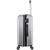 Lot de 3 valises Extensible Rigide Trolley Polycarbonate - LYS Paris 379/3 - Argent