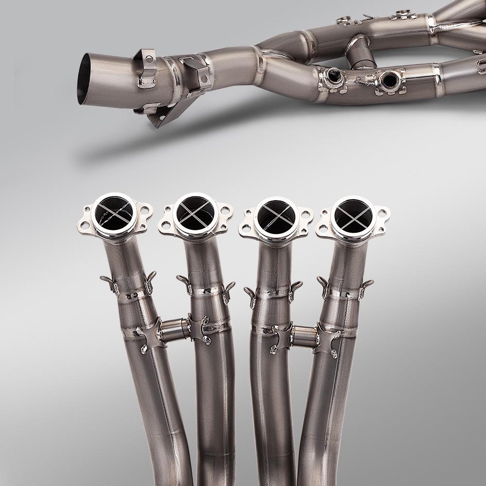 S1000XR Titanium Alloy Full Exhaust System: Front & Tail Sections