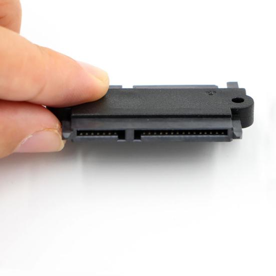 SFF-8482 SATA 22 Pin to 7+15 Pin SATA Male HDD Hard Drive Adapter 90 Degree Angle