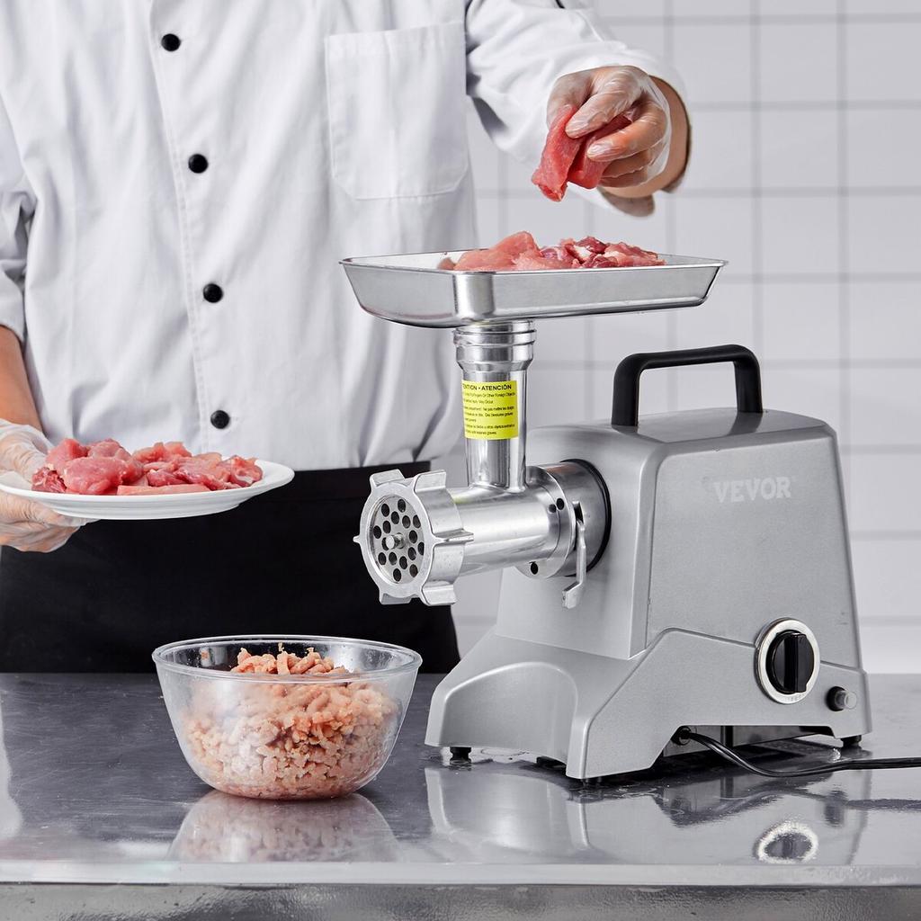 Commercial Electric Meat Grinder 5 Lb/Min Capacity 575W Sausage Stuffer
