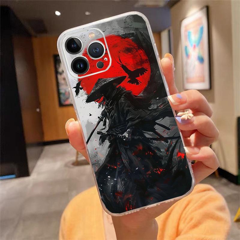 Phone Case For Iphone 17 Pro Max Air 16 15 14 13 Pro Max 15 16 Pro 15Plus Japan The Samurai Ninja