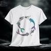 Mermaids Fantasy T Shirt Hand Drawn Mythical Ocean Vintage Designer Clothes Top For Everyday Wear Casual Graphic