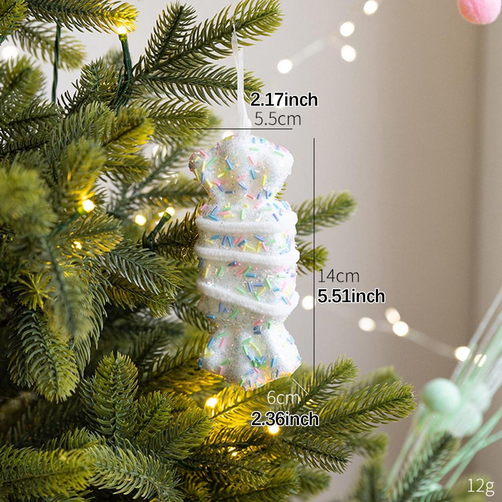 Christmas Tree Hanging Decoration, Unique Adorable Multipurpose Xmas Decor Pendant, Christmas Ornament for Holiday New Year