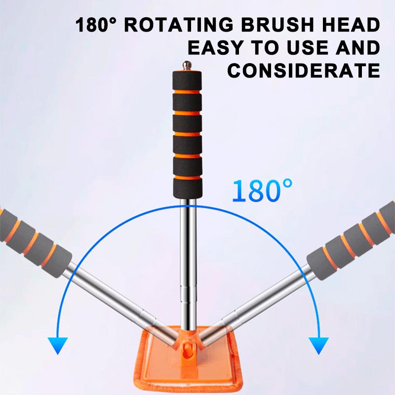 SEAMETAL 1pc Car Windshield Cleaning Brush with Long Handle Wiping Tool for Cleaning and Protecting Windshield