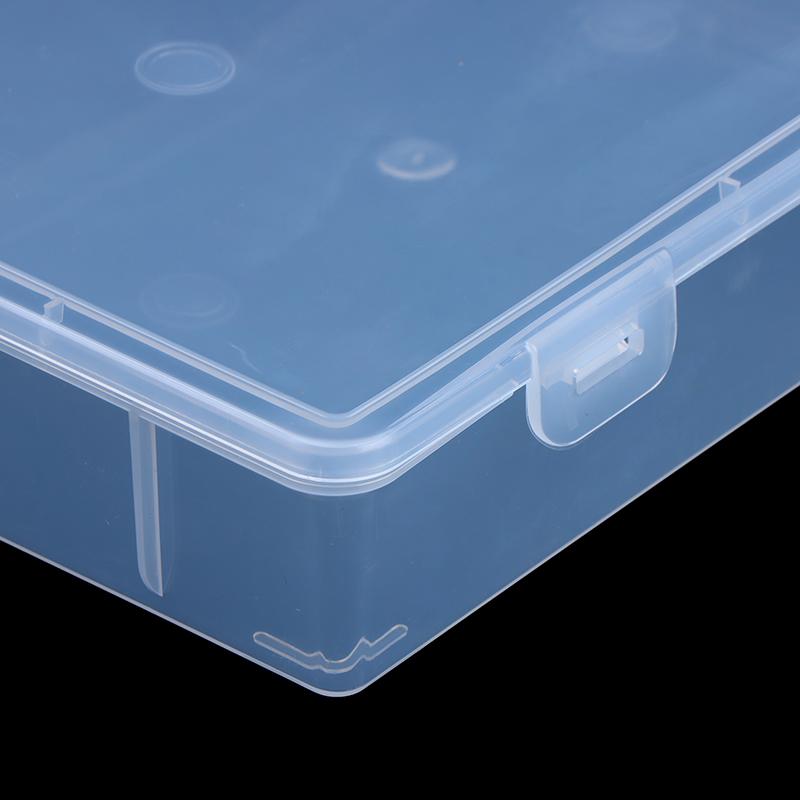 Plastic Storage Box Large Capacity Transparent Durable File Organizer Stackable Case for Home Office School Paper Storage
