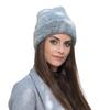 Autumn and winter new angora rabbit fur knitted hat crimped wool hat women's thickened pullover warm hat