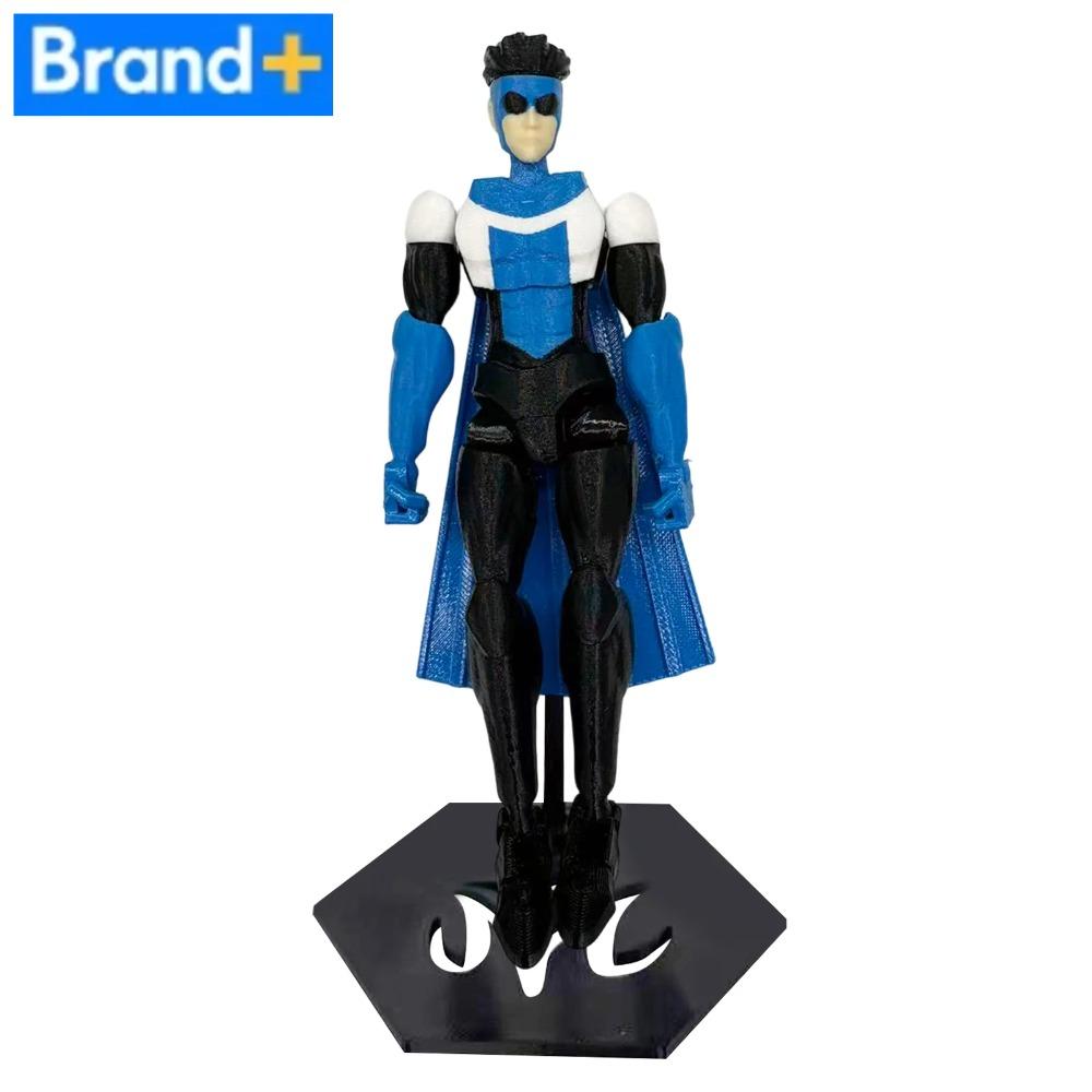 Mehrgelenkige Actionfigur - Unbesiegbarer T13 3D-gedrucktes Sammlerstück mit Sockel, Sturzsichere Gelenksperren & UV-beständige Beschichtung Schreibtisch
