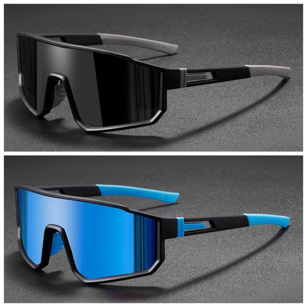 2 pc Sunglasses Cool Men Women Luxury Glasses Outdoor Sports Runing Drving Shades Racing UV400 Bicycle Eyewear