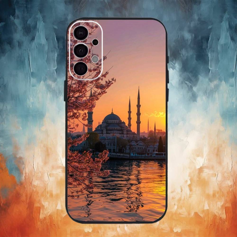 

Турция Стамбул Пейзаж Чехол для телефона Для Samsung S25,S24,S21,S22,S23,S30,Ultra,S20,Plus,Fe,Note,10,9,5G Черный Чехол Samsung S20ULTRA5G