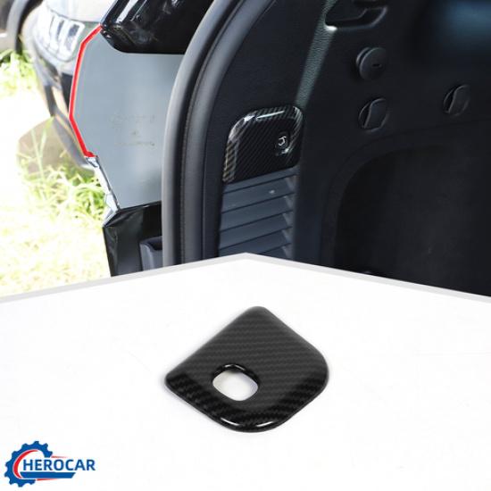 Carbon Fiber Electric Tailgate Switch Button Trim for Jeep Grand Cherokee 11-20