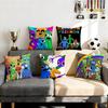 Horror Rainbow Friends Cushion Cover Cushion Cover Set 4Pcs 50x50 45x45 40x40 Pillowcase Decorative Sofa Home Decor