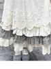 Forest Lace Plaid Patchwork Midi Skirt – Chic Spring/Autumn Design for Women