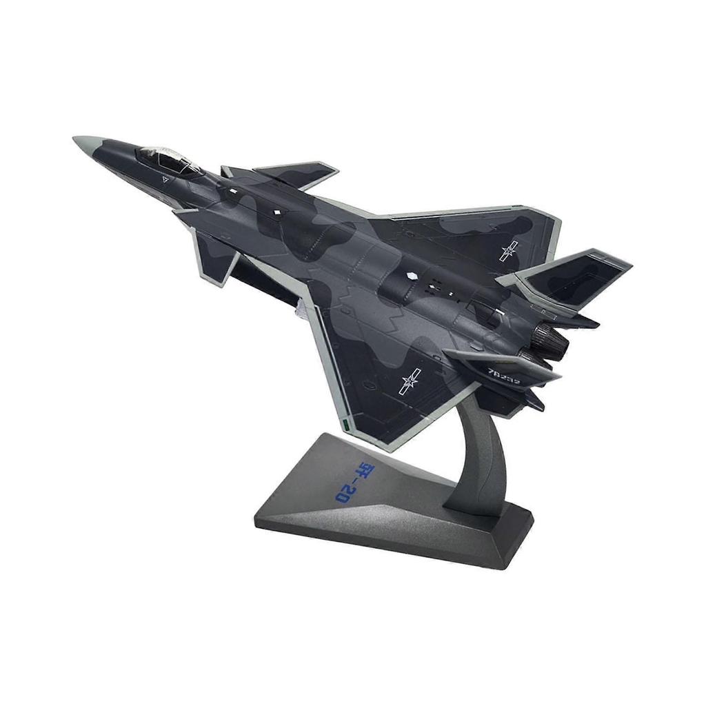 Druckguss-Legierung Flugzeugspielzeug Chengdu J-20 Maßstab 1/100 für Partygeschenk Andenken