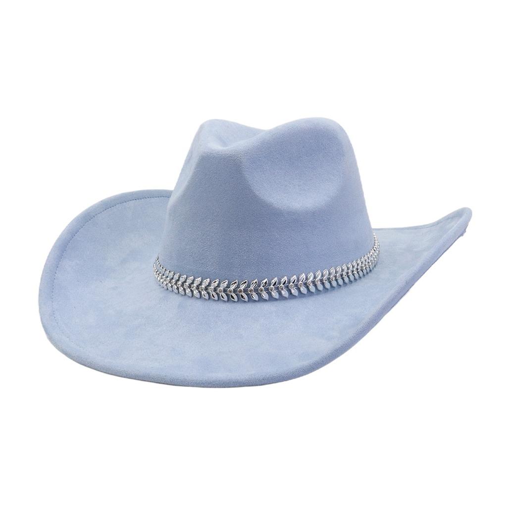 Vegan Suede Hat fishbone shape 9.5cm Wide Brim Fedora Hat Men's and Women's Autumn and Winter Felt Jazz Hat Classic Church Hat