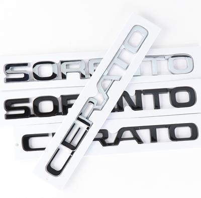 Car Sticker 3D Styling Emblem Rear Badge Trunk Lid Logo Letters Decals For SPECTRA CERATO K5 K6 Optima Sorento Picanto Ceed