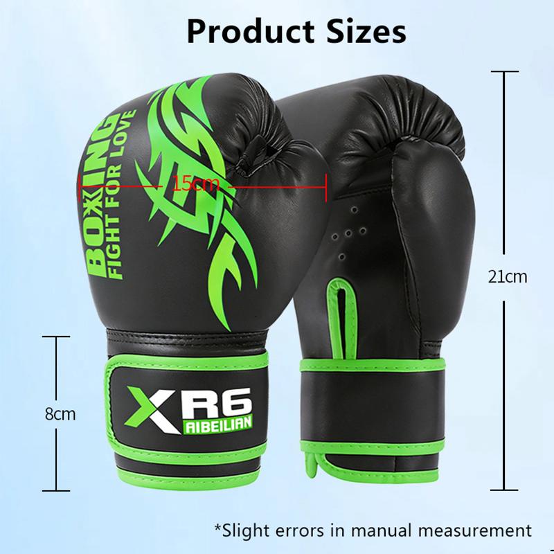 4/6 Unzen PU Atmungsaktiv Kinder Erwachsene Professionell Sanda Muay Thai Taekwondo Neutral Atmungsaktiv Boxhandschuhe
