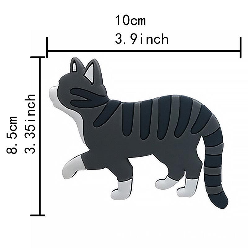 Strong Magnetic Cat Tail Fridge Magnet Hook - Creative Japanese Cartoon Design