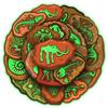 20 Luminous Dinosaur Fossil Glow-in-the-Dark Stickers: Retro Ammonite, Ancient Skeletons, Waterproof Decorative Journal Set