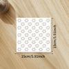 YOMDID 9pz Modelli per Ricamo Sashiko Riutilizzabili in PET Stencil da Cucito Modelli da Ricamo Fai da Te Modello Geometrico a Linea per Quilting