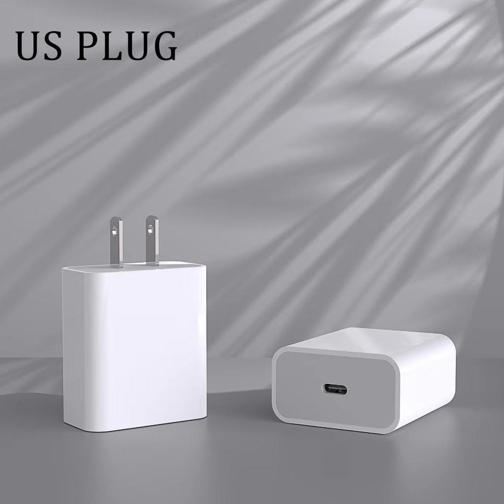 20W USB-C Fast Charger for Mobile Phones - EU/UK Standard, 3A Type-C Adapter