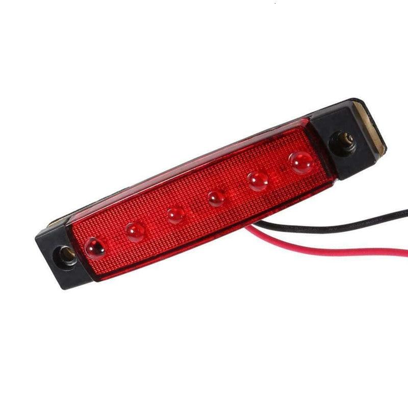 Car Clearance Lights LED 12/24V 6 SMD LED Car Bus Truck Lorry Side Turn Signal Marker Indicator LED Trailer Light Rear Side Lamp