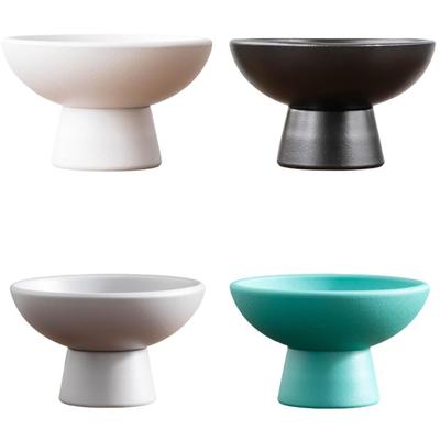 Round Ceramic Flowerpot Home Decor Versatile Practical Table Centerpiece Decorative Flower Bowl for Shelf Garden Living Room
