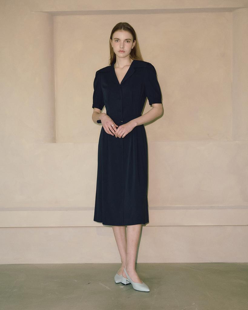 Oqual Belted Sailor Dress