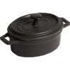 STAUB Cocotte ovale 17cm noir