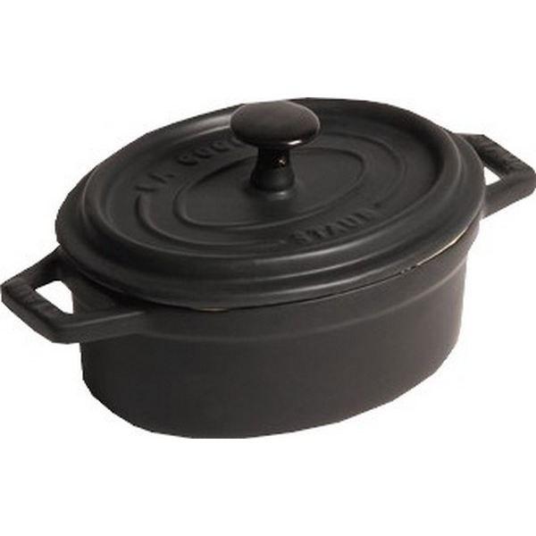 STAUB Cocotte ovale 17cm noir