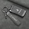 Cubierta Protectora de Aleación de Zinc y Cuero para Funda de Mando a Distancia de Coche Para Polestar 2 Polestar 3 2023 2024 Accesorios de Protección para Llave de Coche