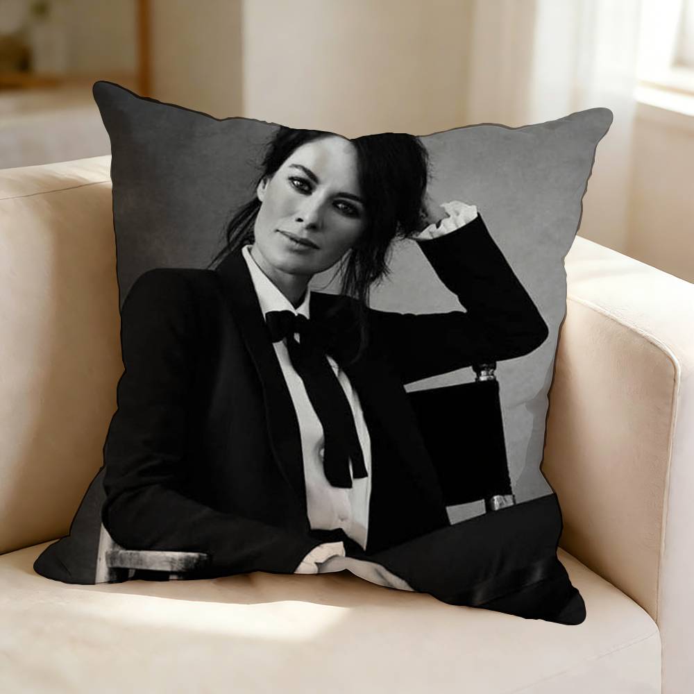 Film and Television Actress LLena HHeadey  Square DoubleSided printed Pillow Case Bedroom Bedside Pillow Sofa Cushion Cover