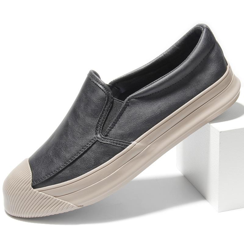 Men Leather Shoes Men Formal Shoe Ultra-Light Non Slip Comfort Wear-resistant Non Lace Up Male Casual Shoes Zapatos Para Hombres