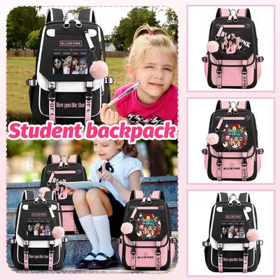Schüler Schultasche Große Kapazität Schulter Rucksack Outdoor Reisetasche Koreanische Version der Mode Freizeit Tasche Damentasche