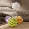 3pcs Household Soft Rubber Laundry Balls Reusable Fabric Softener Ball  Home