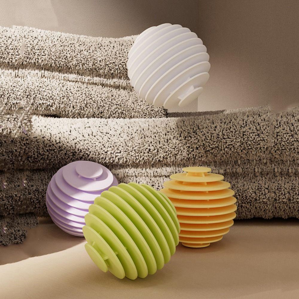 3pcs Household Soft Rubber Laundry Balls Reusable Fabric Softener Ball Home