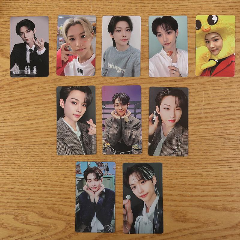 Straykids Maxident Mmt Benefit Photocards Official Same Style Idol Lomo Collectible Cards For Fans Collection Gift Kid Friendly Entertaining Fun Play