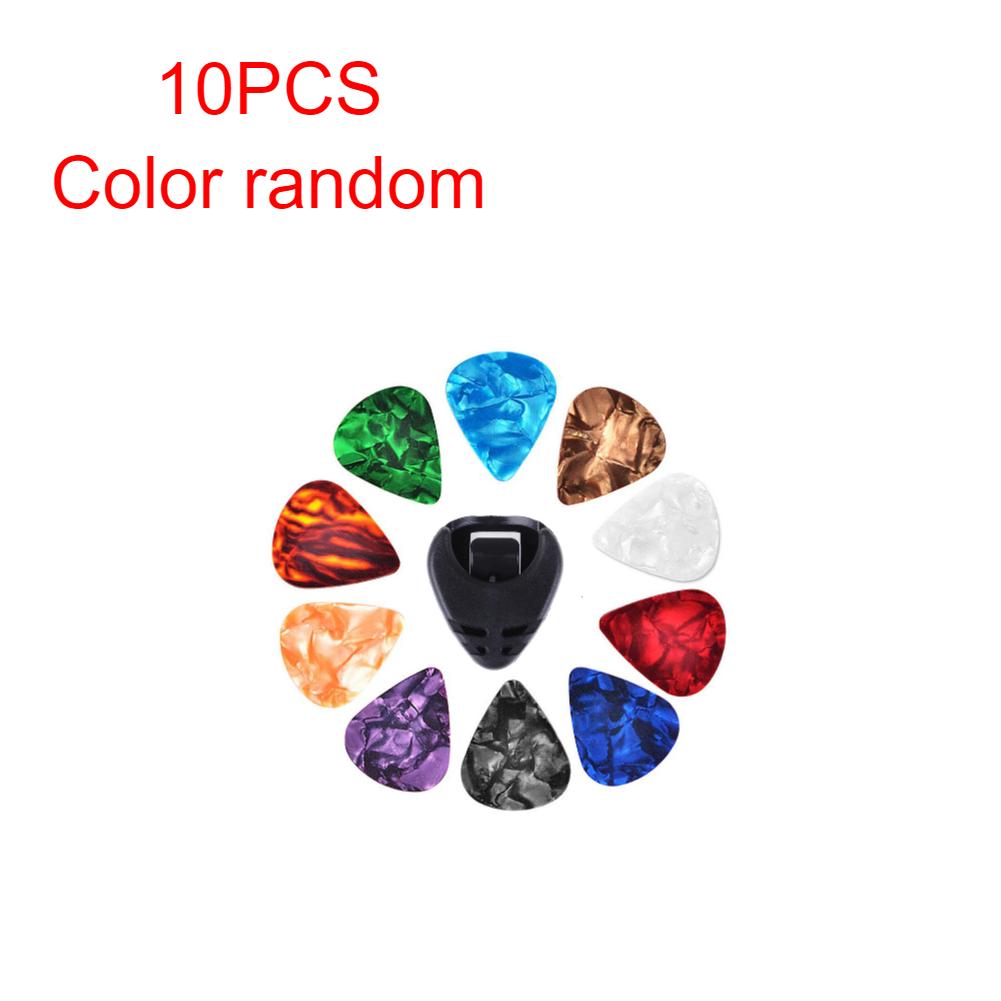 10-100PCS Guitar Picks Set Plectrum Mediator Celluloid Electric Smooth Guitar Picks Bass Acoustic Electric Guitar Accessories