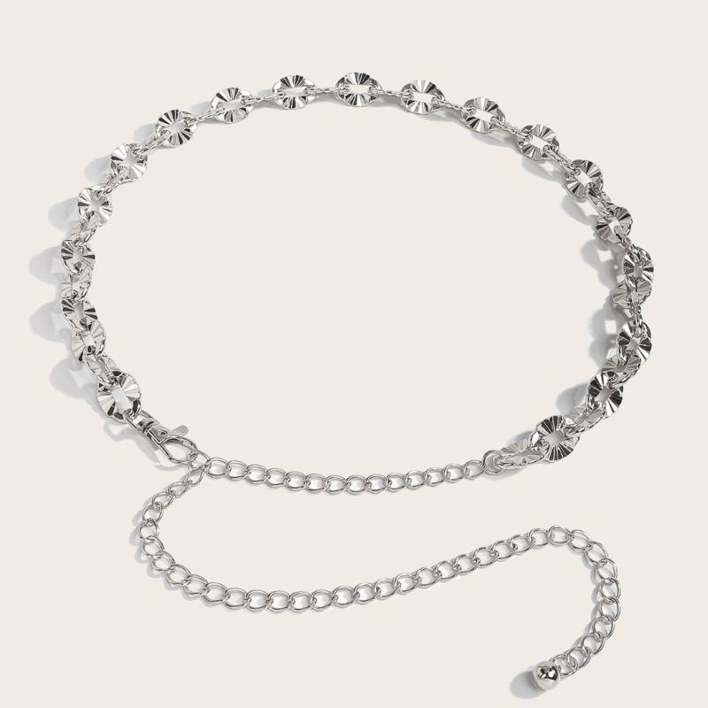 Multifunctional Metal Chain Belt Adapts To Different Outfits For Effortless Styling In Daily Life Various Occasion